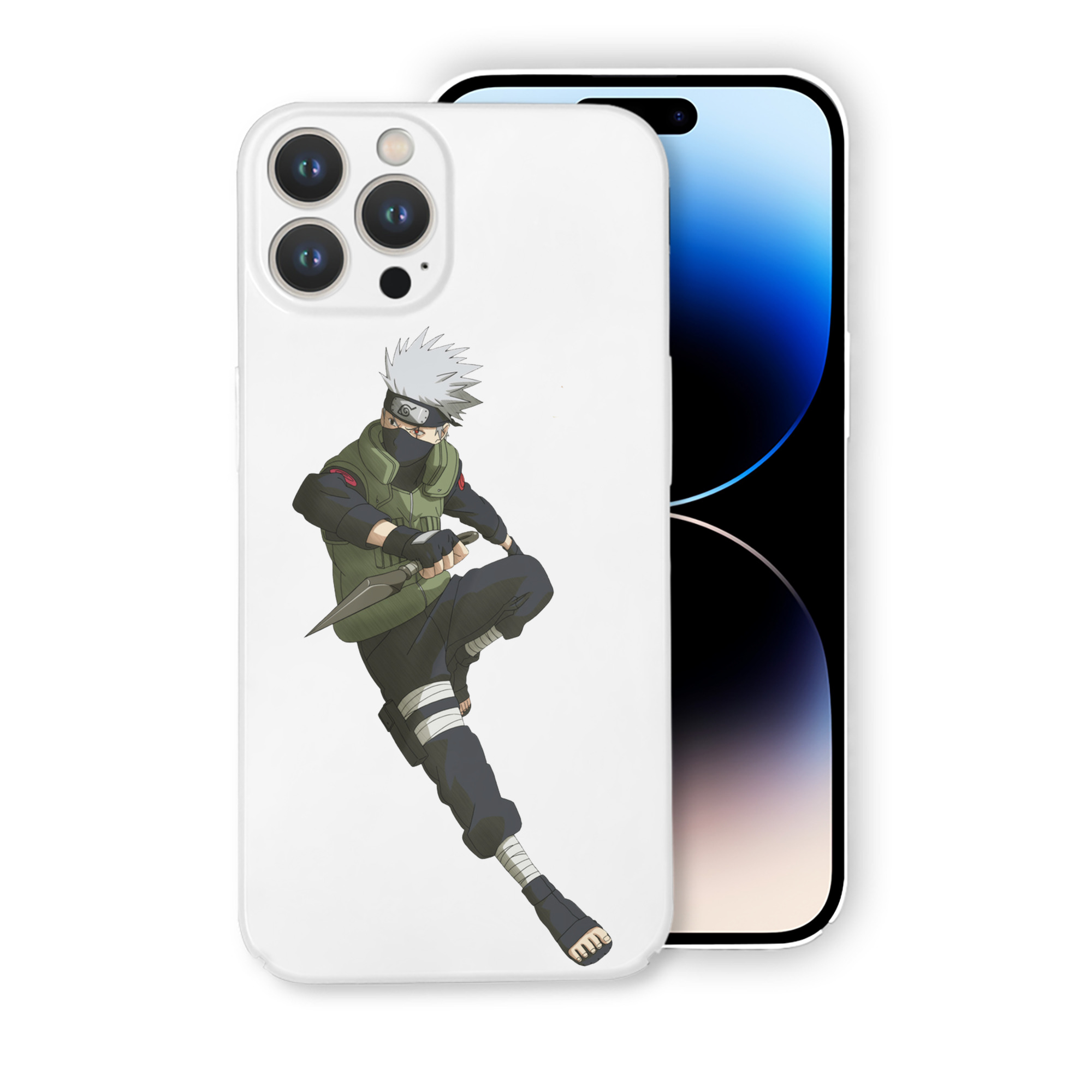 （画像用） NARUTO -ナルト- はたけ カカシ Hatake Kakashi 【iPhone 14シリーズ対応】ハードケース